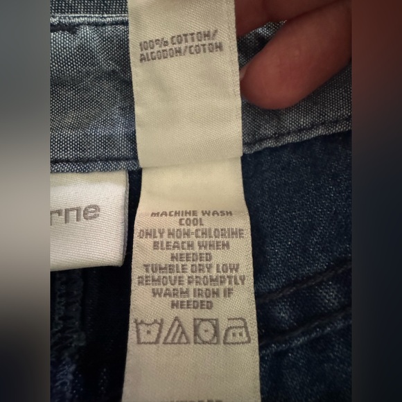 VTG Liz Claiborne Nautical Denim Skirt Size 4 - Picture 8 of 9